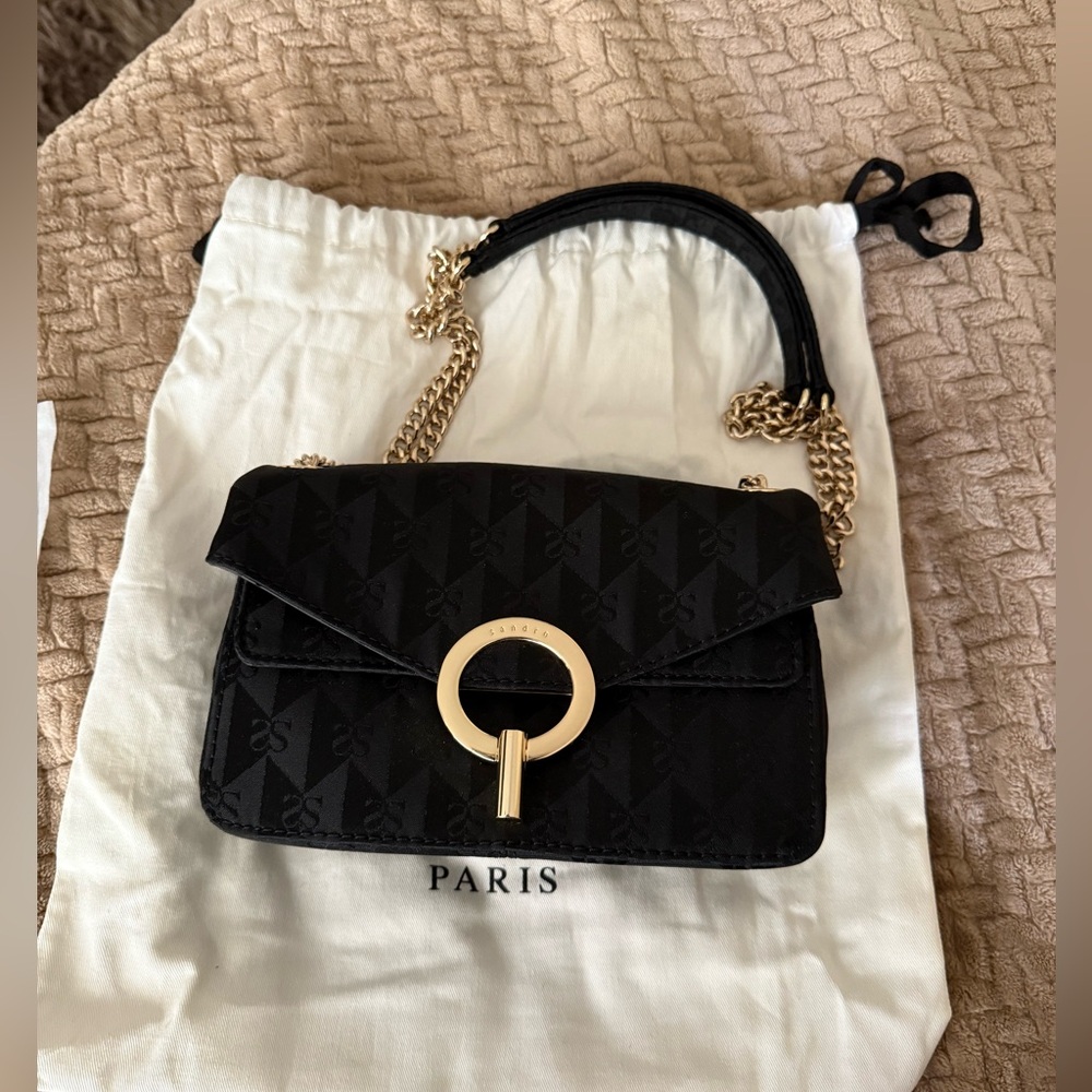 Sandro black handbag
